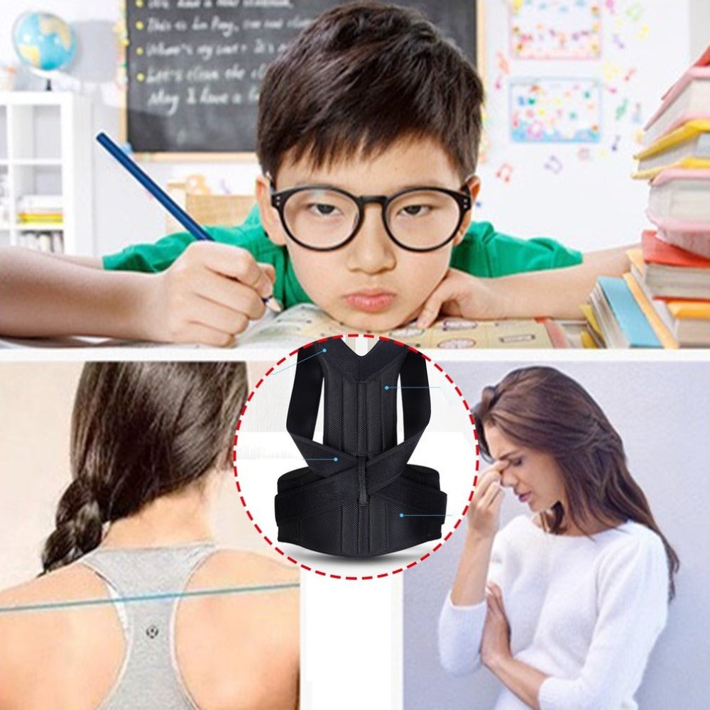 Spine support brace with dual-cross guidance system, Premium nano-carbon spine support brace for posture, Breathable mesh spine support brace under clothing, Adjustable spine support brace with velcro closures, Professional spine support brace for daily wear, Lightweight spine support brace with foam padding, Discreet spine support brace for work activities, Ultra-thin spine support brace mesh construction