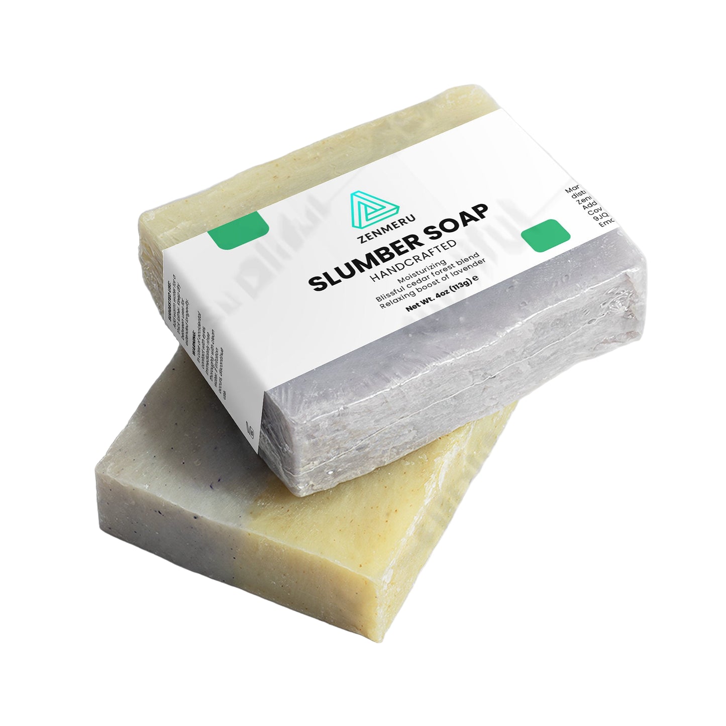 Handmade Slumber Soap bar with fir needle and lavender essential oils