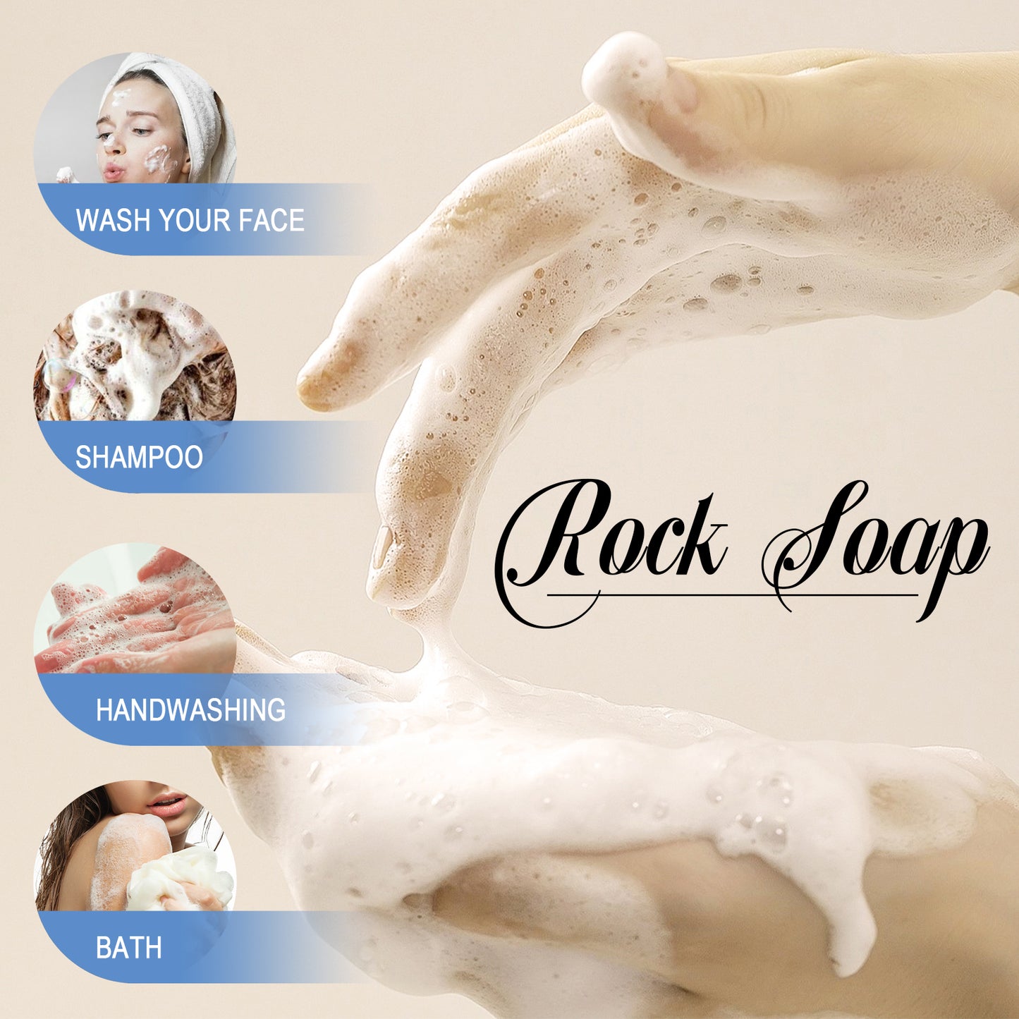 Rose Moisturizing Body Beauty Soap for gentle cleansing and moisturizing