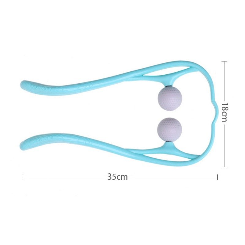 Swan design neck shoulder massager with 3D floating-point pressure system
