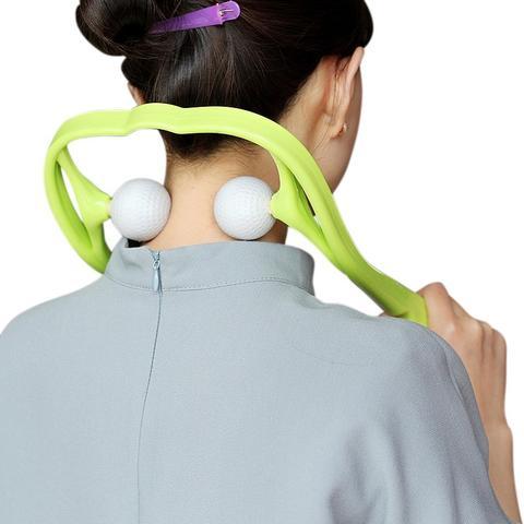Swan design neck shoulder massager with 3D floating-point pressure system