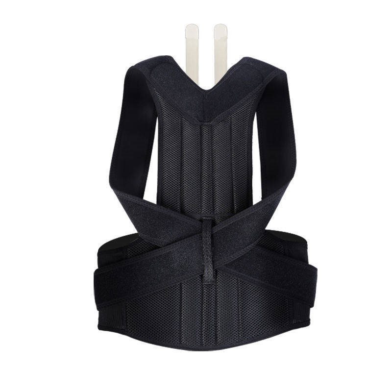 Spine support brace with dual-cross guidance system, Premium nano-carbon spine support brace for posture, Breathable mesh spine support brace under clothing, Adjustable spine support brace with velcro closures, Professional spine support brace for daily wear, Lightweight spine support brace with foam padding, Discreet spine support brace for work activities, Ultra-thin spine support brace mesh construction