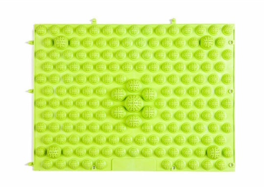Textured foot massage cushion with pressure points for daily wellness