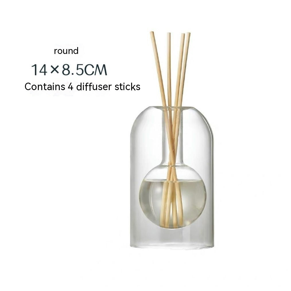 Crystal glass aromatherapy diffuser with natural reed sticks, Premium crystal glass aromatherapy diffuser bottles for home, Elegant crystal glass aromatherapy diffuser with essential oils