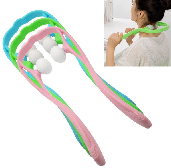 Swan design neck shoulder massager with 3D floating-point pressure system