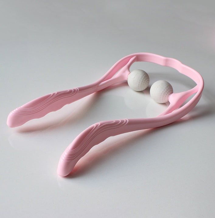 Swan design neck shoulder massager with 3D floating-point pressure system