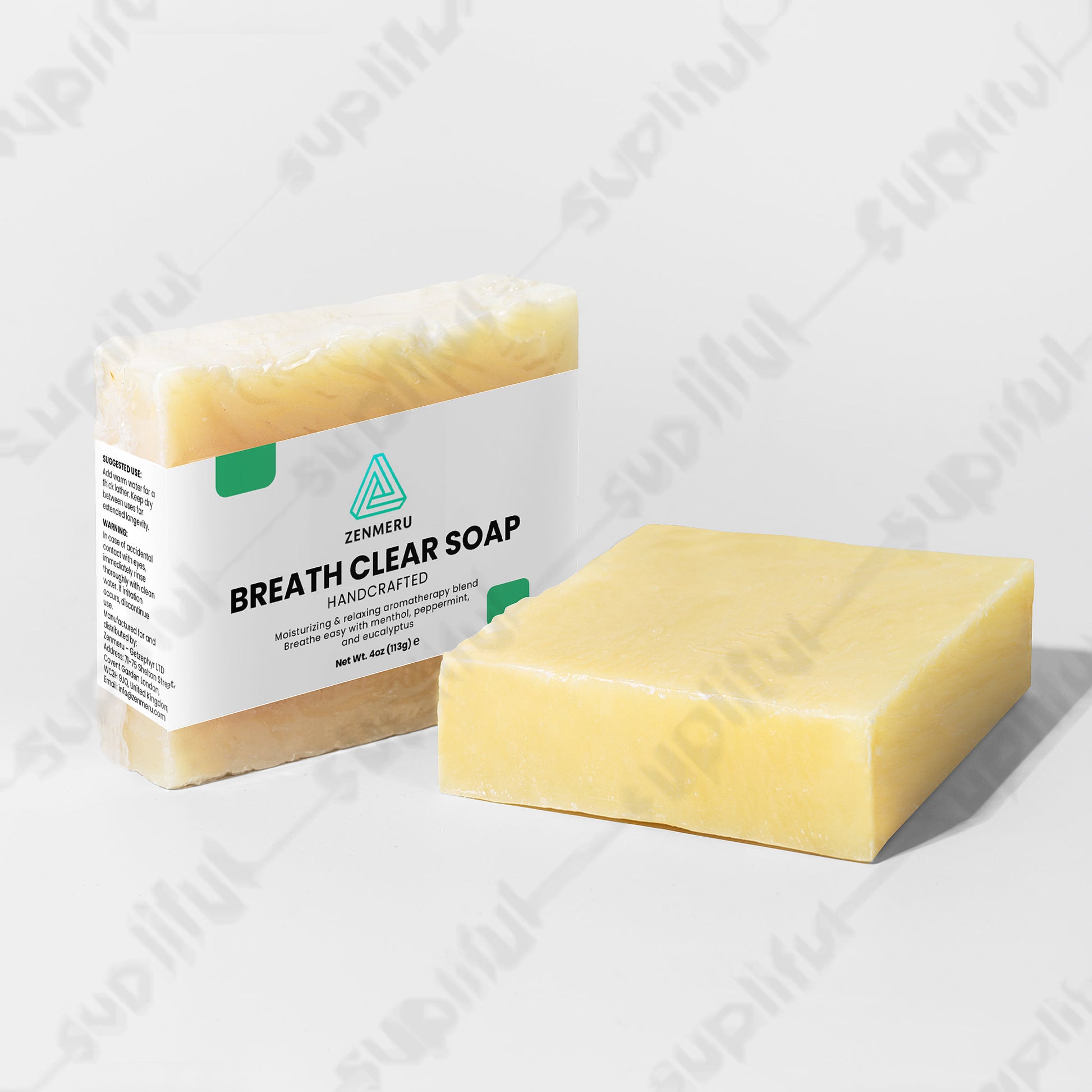 Breathe Clear Soap with natural eucalyptus and peppermint essential oils