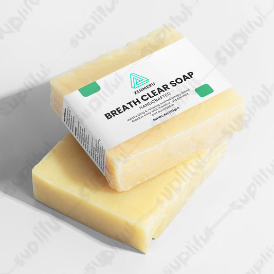 Breathe Clear Soap with natural eucalyptus and peppermint essential oils