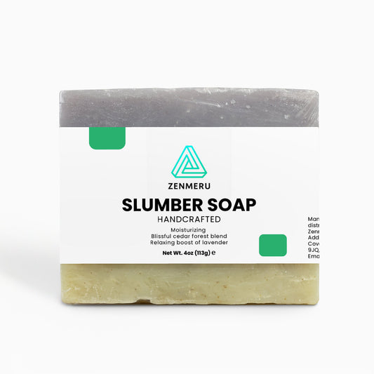 Handmade Slumber Soap bar with fir needle and lavender essential oils
