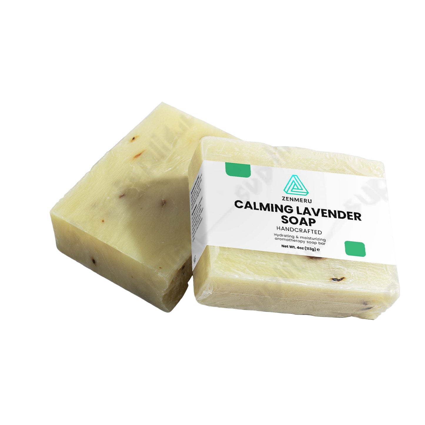 Natural calming lavender soap bar with organic ingredients for sensitive skin