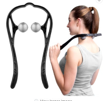 Swan design neck shoulder massager with 3D floating-point pressure system