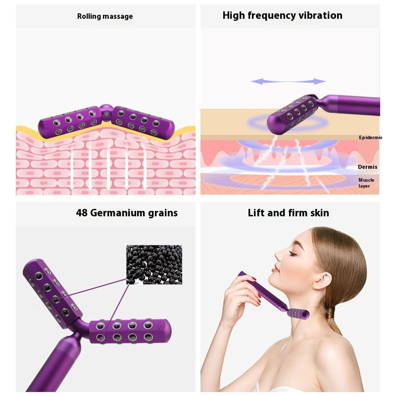 Electric roller massager with 3D vibration technology for home wellness