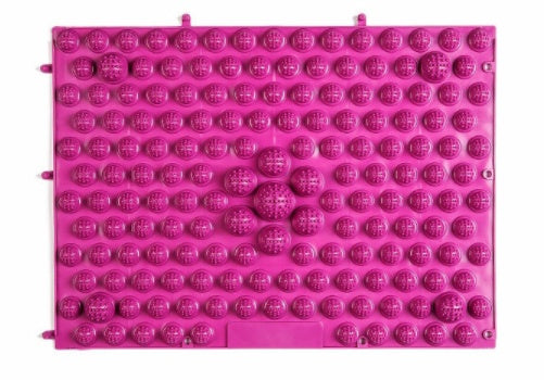 Textured foot massage cushion with pressure points for daily wellness