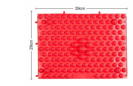Textured foot massage cushion with pressure points for daily wellness