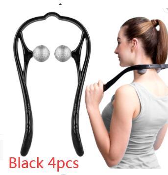 Swan design neck shoulder massager with 3D floating-point pressure system
