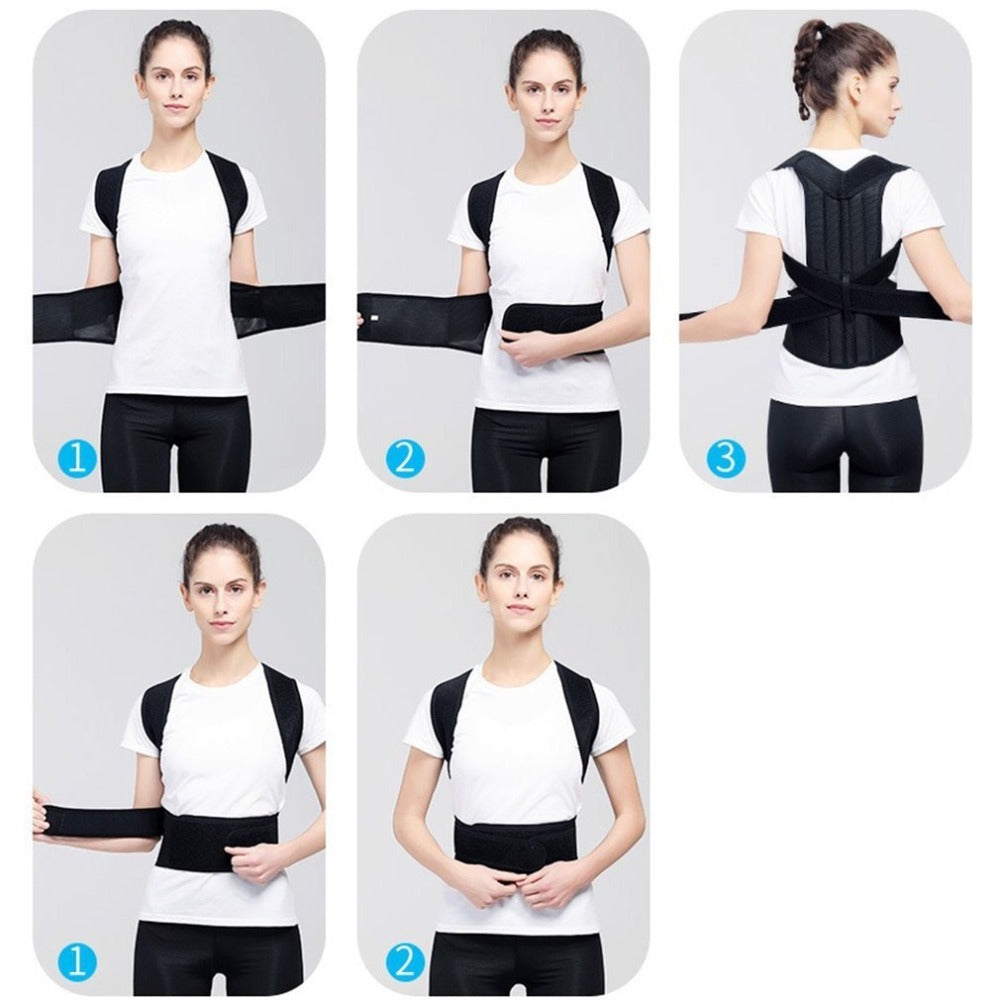 Spine support brace with dual-cross guidance system, Premium nano-carbon spine support brace for posture, Breathable mesh spine support brace under clothing, Adjustable spine support brace with velcro closures, Professional spine support brace for daily wear, Lightweight spine support brace with foam padding, Discreet spine support brace for work activities, Ultra-thin spine support brace mesh construction