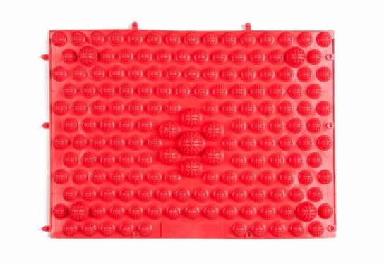 Textured foot massage cushion with pressure points for daily wellness