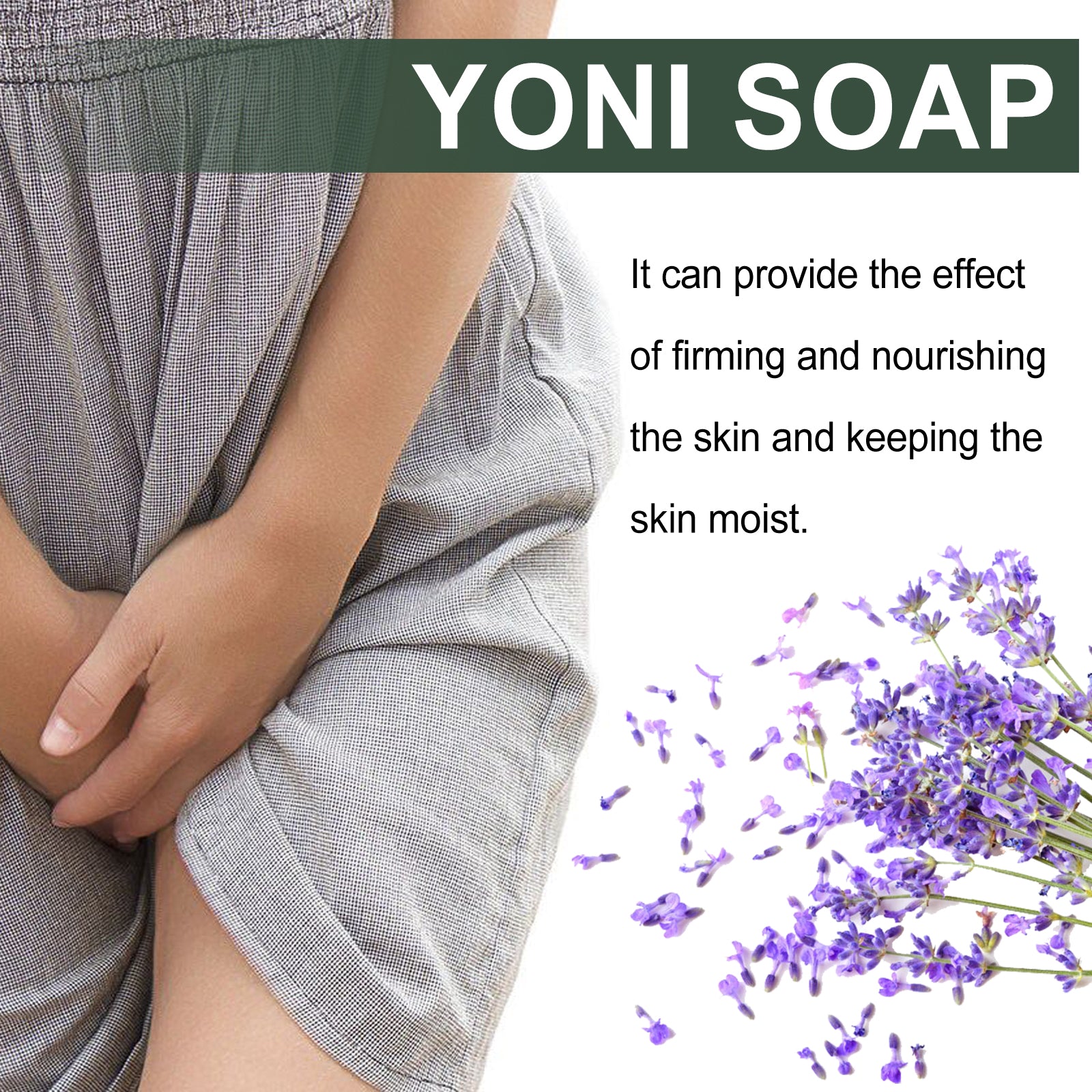 Lavender Scented Soap for gentle feminine care and hygiene