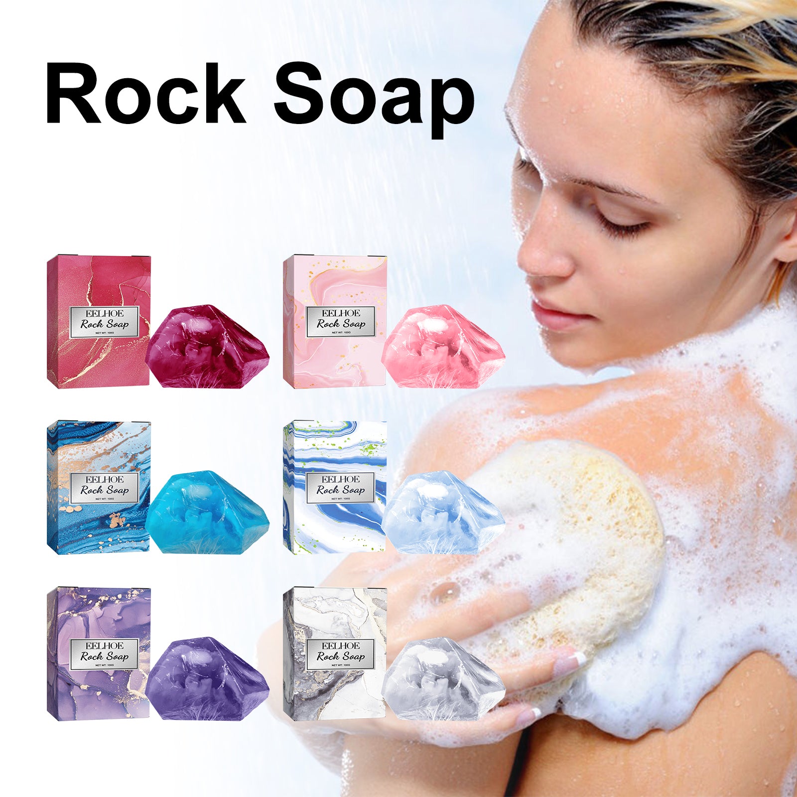 Rose Moisturizing Body Beauty Soap for gentle cleansing and moisturizing