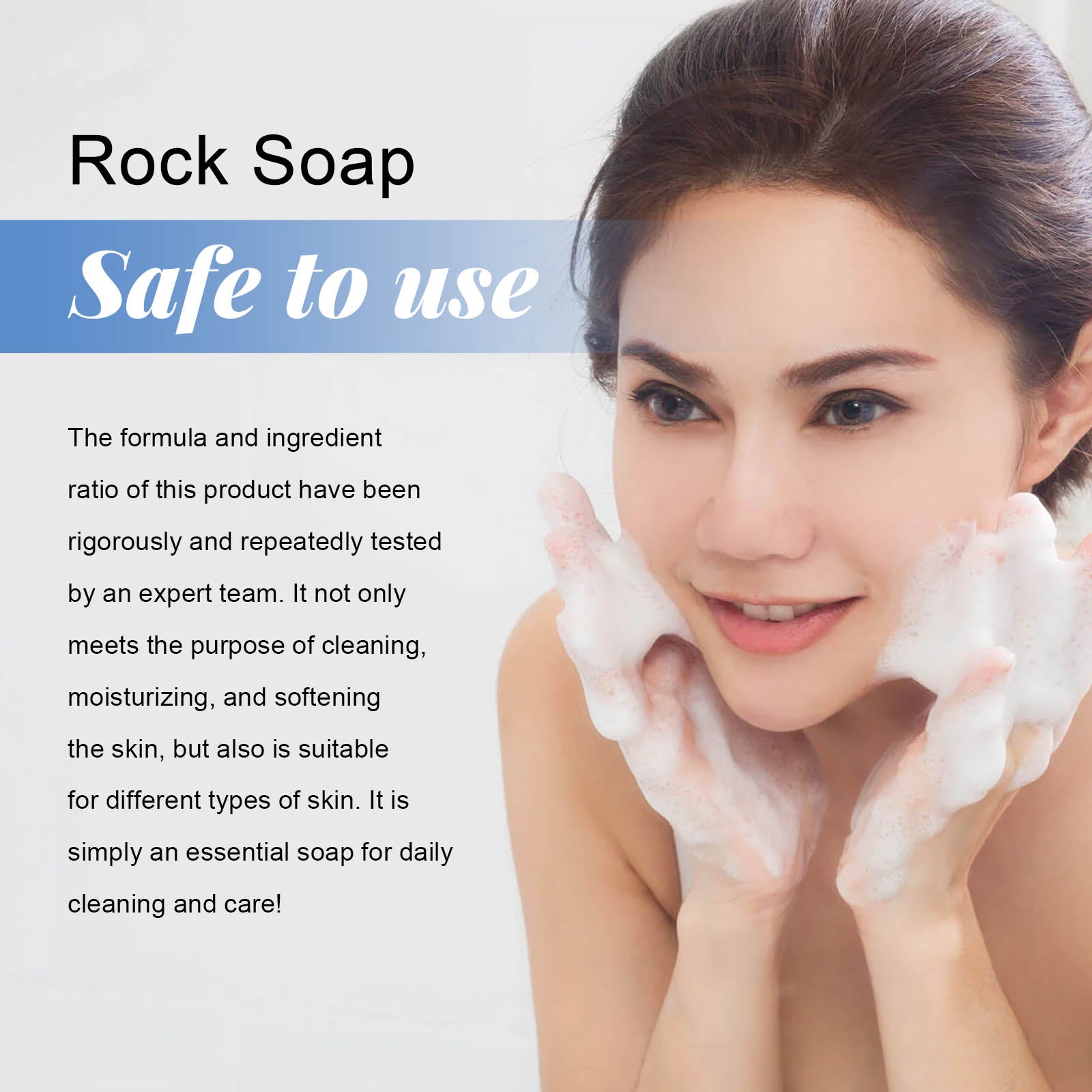 Vanilla Moisturizing Body Soap bar with creamy lather on bathroom counter