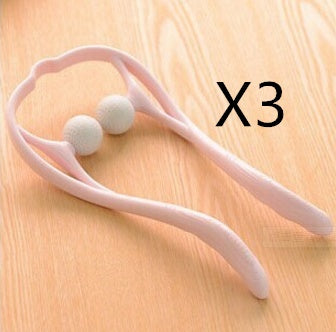 Swan design neck shoulder massager with 3D floating-point pressure system
