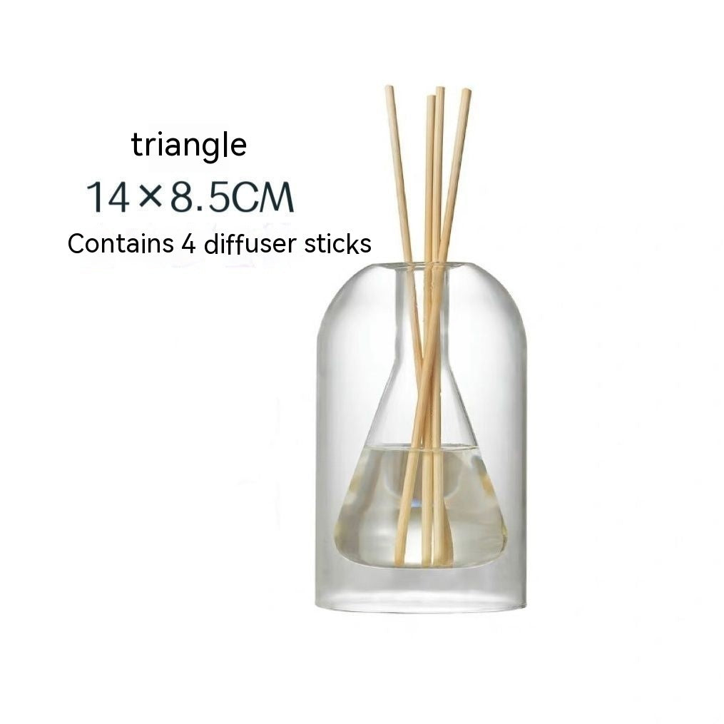 Crystal glass aromatherapy diffuser with natural reed sticks, Premium crystal glass aromatherapy diffuser bottles for home, Elegant crystal glass aromatherapy diffuser with essential oils