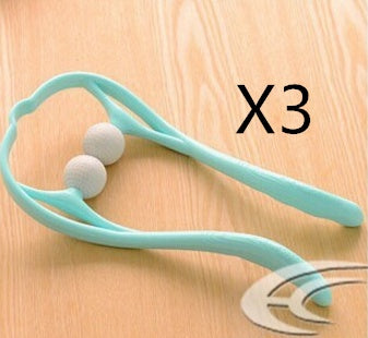Swan design neck shoulder massager with 3D floating-point pressure system